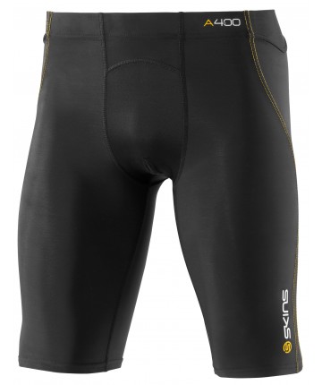 Skins A400 Womens Compression Shorts (Black/Silver)